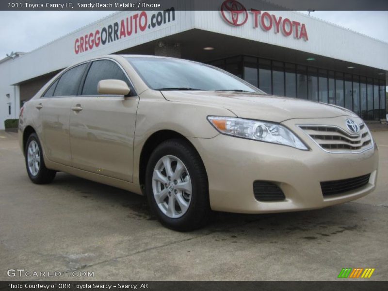 Sandy Beach Metallic / Bisque 2011 Toyota Camry LE