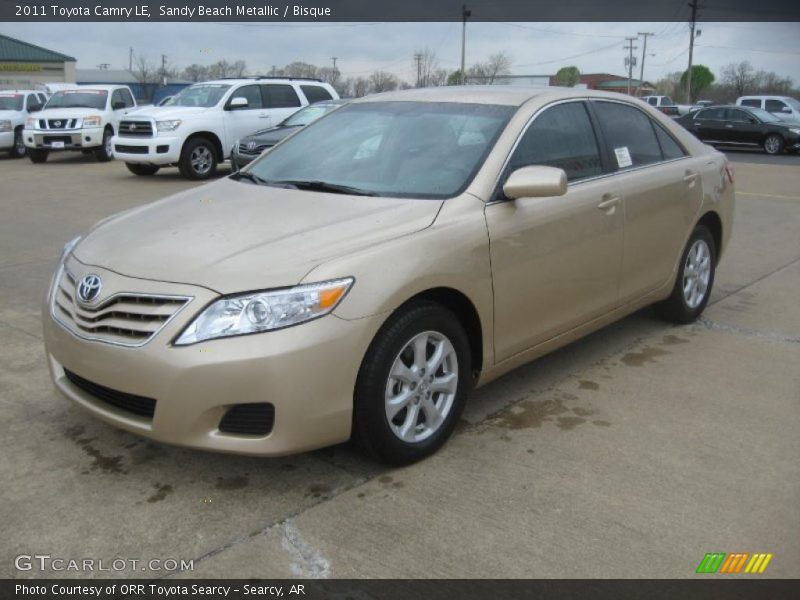Sandy Beach Metallic / Bisque 2011 Toyota Camry LE