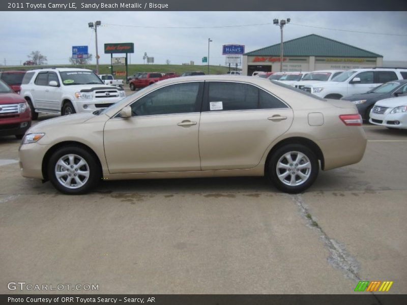 Sandy Beach Metallic / Bisque 2011 Toyota Camry LE