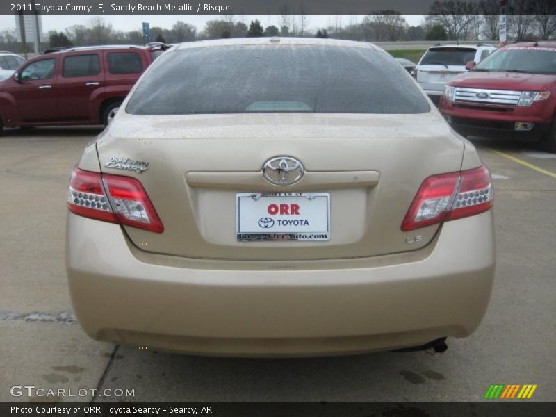 Sandy Beach Metallic / Bisque 2011 Toyota Camry LE