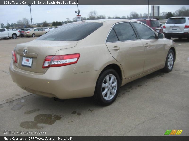 Sandy Beach Metallic / Bisque 2011 Toyota Camry LE