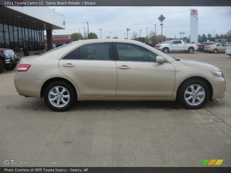 Sandy Beach Metallic / Bisque 2011 Toyota Camry LE