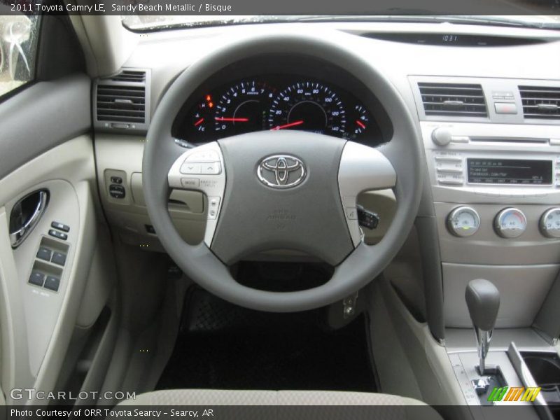 Sandy Beach Metallic / Bisque 2011 Toyota Camry LE