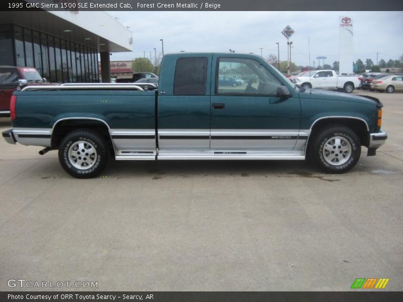 1995 Sierra 1500 SLE Extended Cab Forest Green Metallic