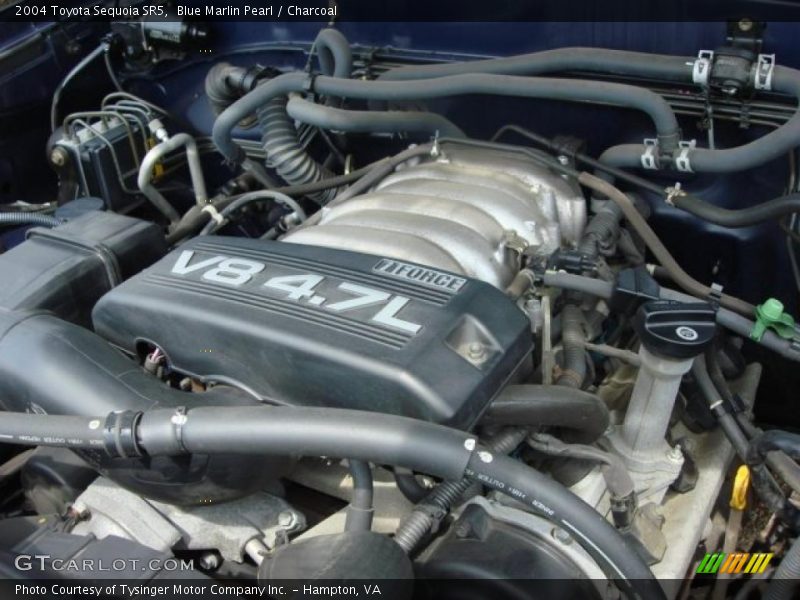 Blue Marlin Pearl / Charcoal 2004 Toyota Sequoia SR5