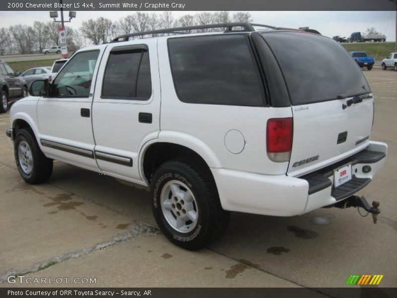 Summit White / Graphite Gray 2000 Chevrolet Blazer LS 4x4