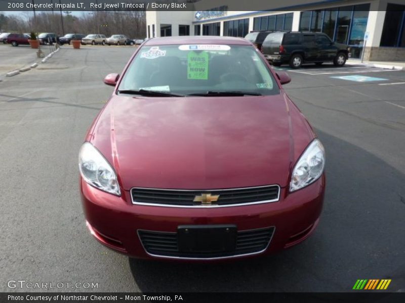 Red Jewel Tintcoat / Ebony Black 2008 Chevrolet Impala LT