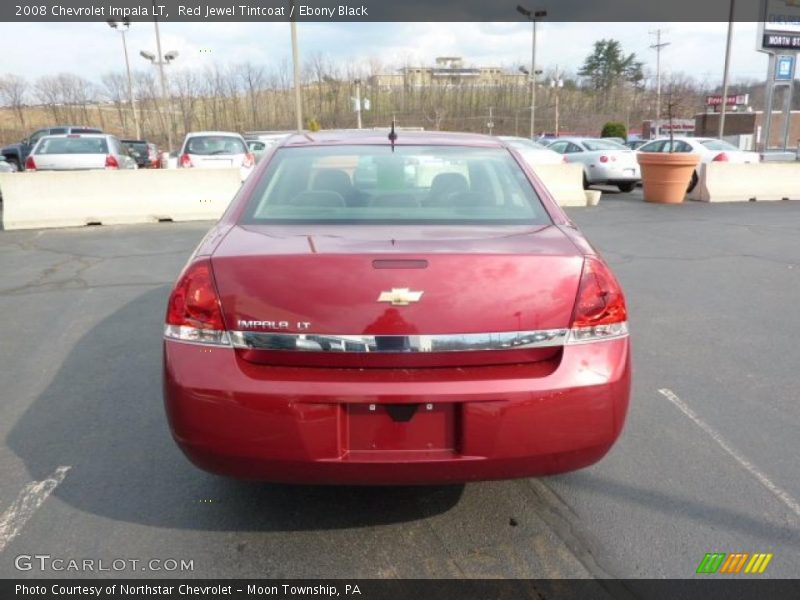 Red Jewel Tintcoat / Ebony Black 2008 Chevrolet Impala LT