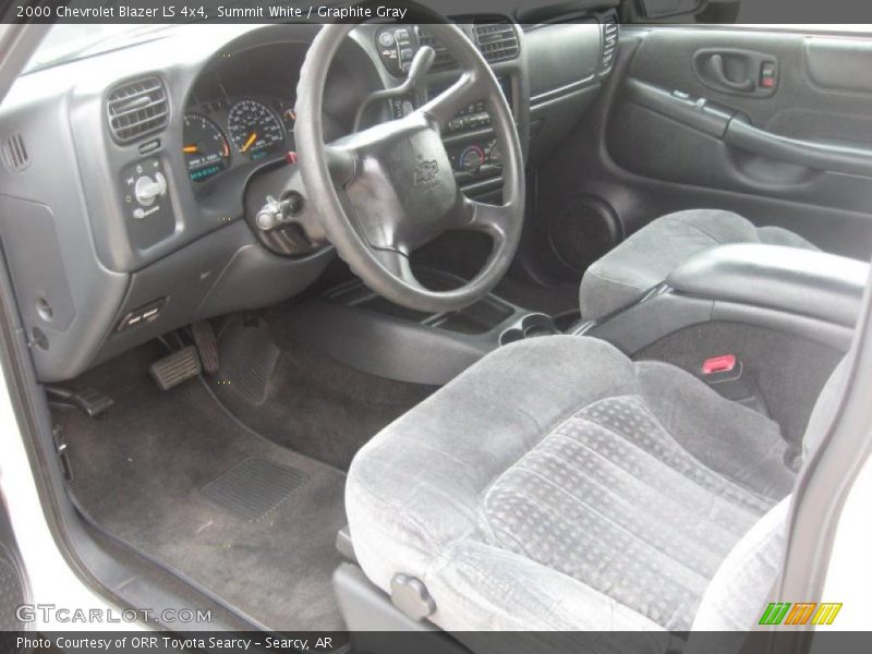 Summit White / Graphite Gray 2000 Chevrolet Blazer LS 4x4