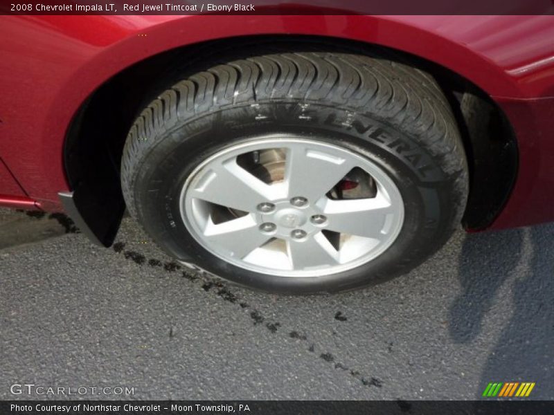 Red Jewel Tintcoat / Ebony Black 2008 Chevrolet Impala LT