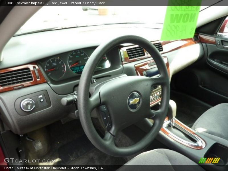 Red Jewel Tintcoat / Ebony Black 2008 Chevrolet Impala LT
