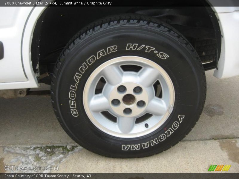 Summit White / Graphite Gray 2000 Chevrolet Blazer LS 4x4