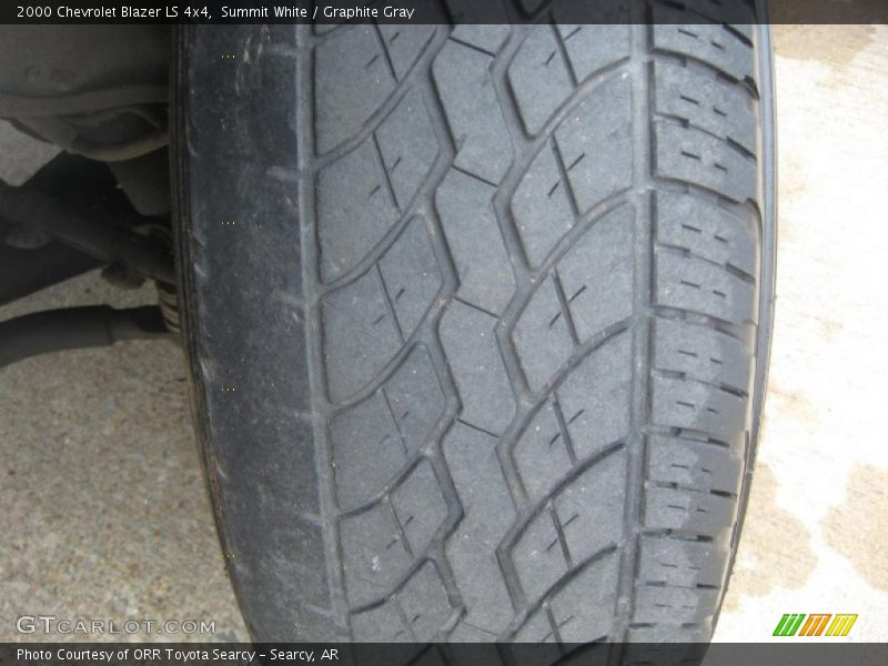 Summit White / Graphite Gray 2000 Chevrolet Blazer LS 4x4