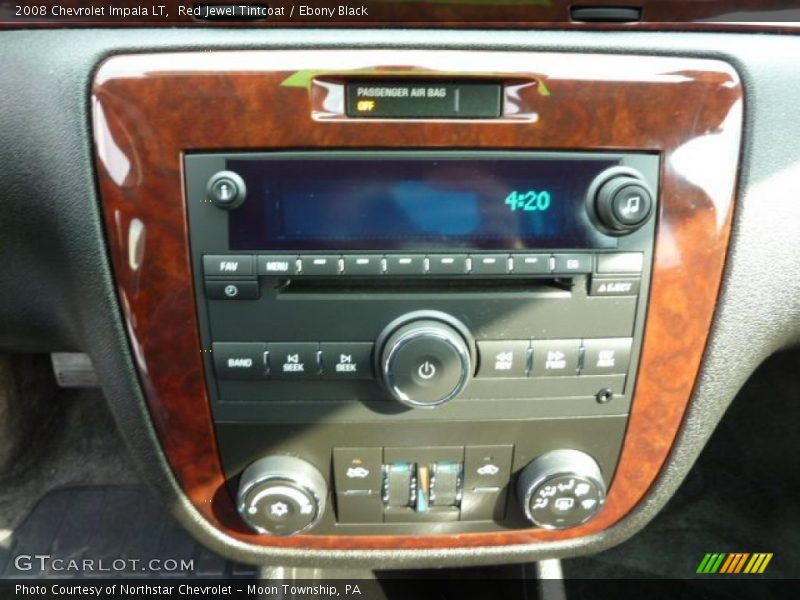 Red Jewel Tintcoat / Ebony Black 2008 Chevrolet Impala LT