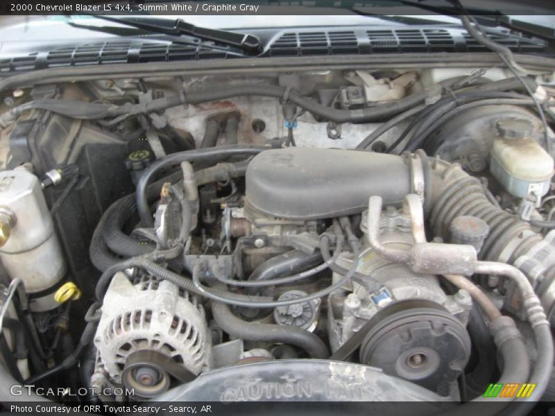 Summit White / Graphite Gray 2000 Chevrolet Blazer LS 4x4