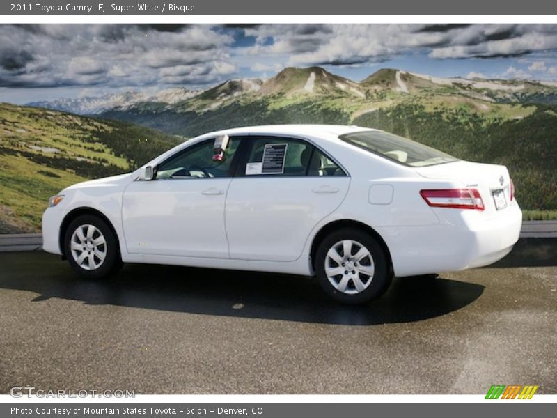 Super White / Bisque 2011 Toyota Camry LE