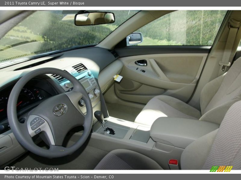 Super White / Bisque 2011 Toyota Camry LE