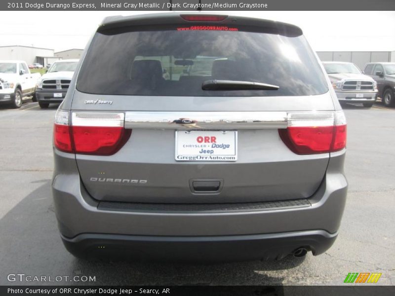 Mineral Gray Metallic / Dark Graystone/Medium Graystone 2011 Dodge Durango Express