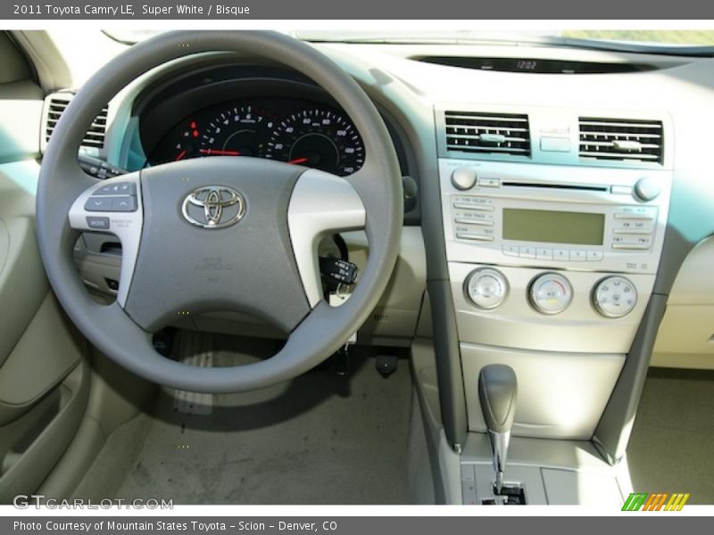 Super White / Bisque 2011 Toyota Camry LE