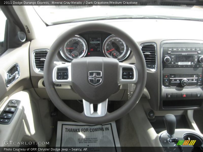  2011 Durango Express Steering Wheel