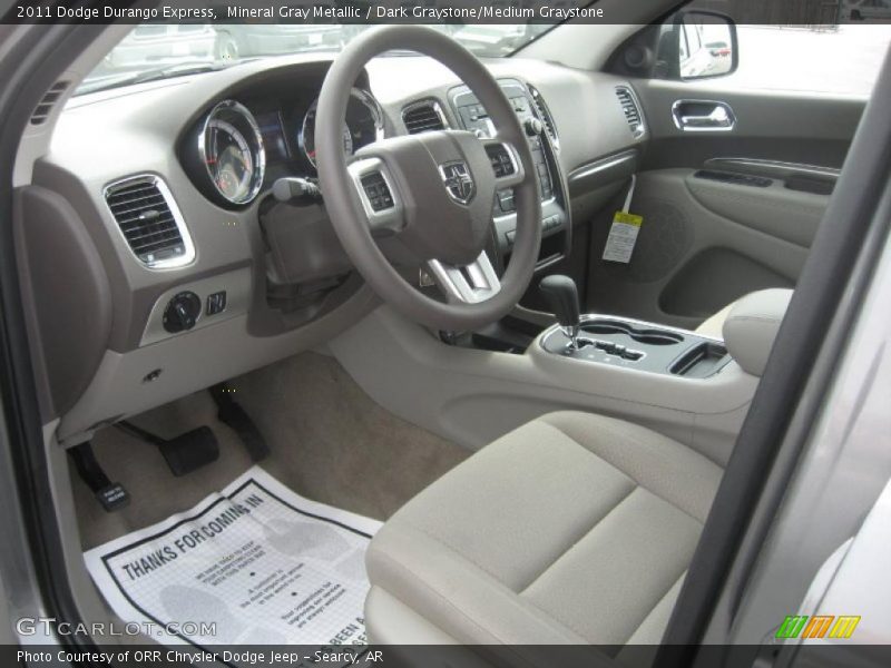  2011 Durango Express Dark Graystone/Medium Graystone Interior