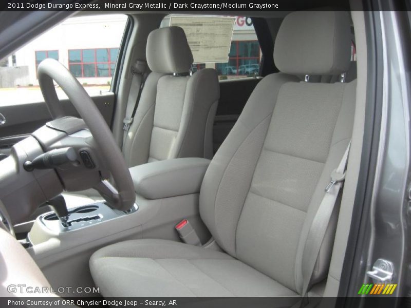 2011 Durango Express Dark Graystone/Medium Graystone Interior