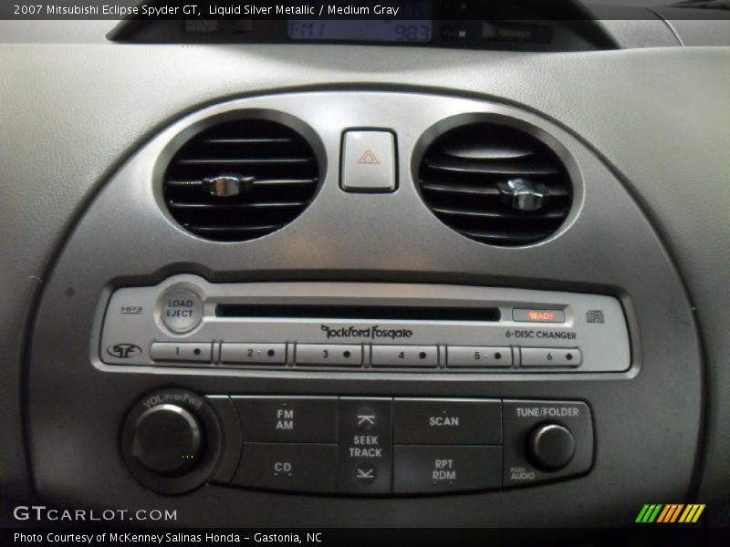 Controls of 2007 Eclipse Spyder GT