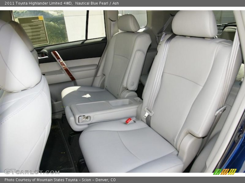 Nautical Blue Pearl / Ash 2011 Toyota Highlander Limited 4WD