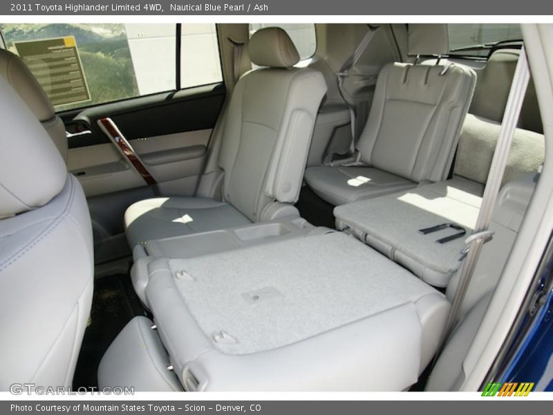 Nautical Blue Pearl / Ash 2011 Toyota Highlander Limited 4WD