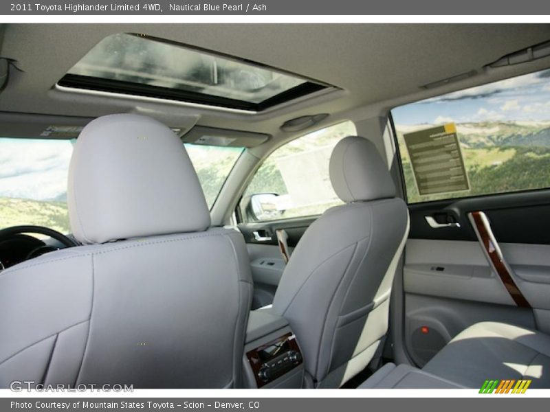 Nautical Blue Pearl / Ash 2011 Toyota Highlander Limited 4WD
