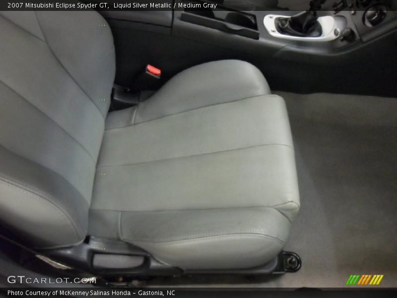 Liquid Silver Metallic / Medium Gray 2007 Mitsubishi Eclipse Spyder GT