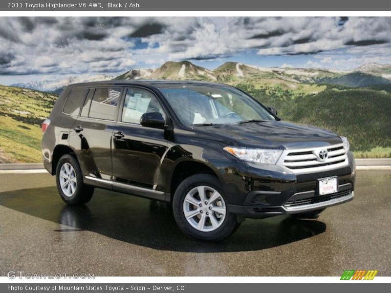 Black / Ash 2011 Toyota Highlander V6 4WD