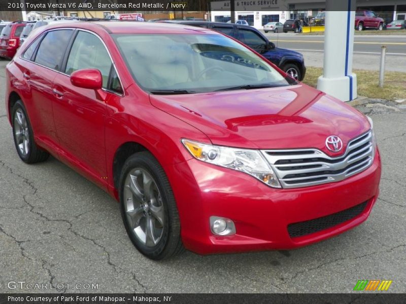 Barcelona Red Metallic / Ivory 2010 Toyota Venza V6 AWD