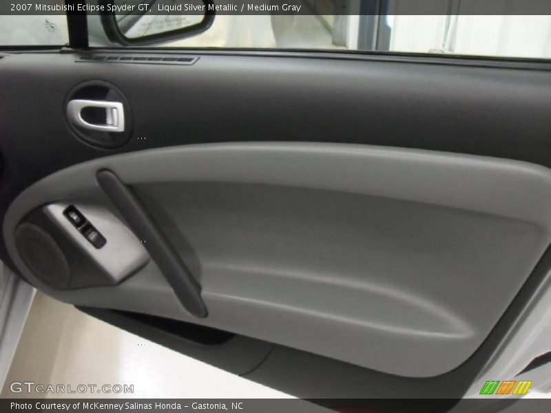 Liquid Silver Metallic / Medium Gray 2007 Mitsubishi Eclipse Spyder GT