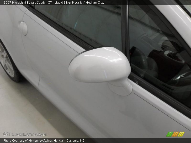 Liquid Silver Metallic / Medium Gray 2007 Mitsubishi Eclipse Spyder GT