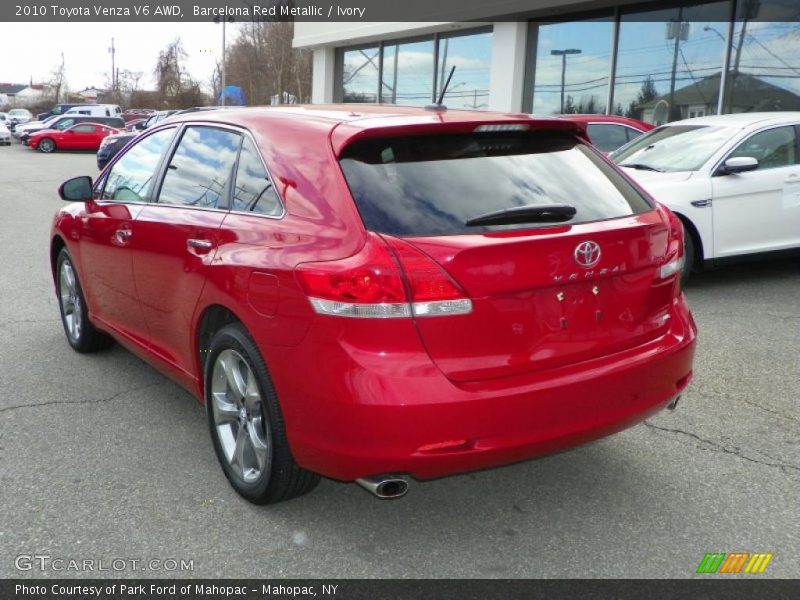 Barcelona Red Metallic / Ivory 2010 Toyota Venza V6 AWD