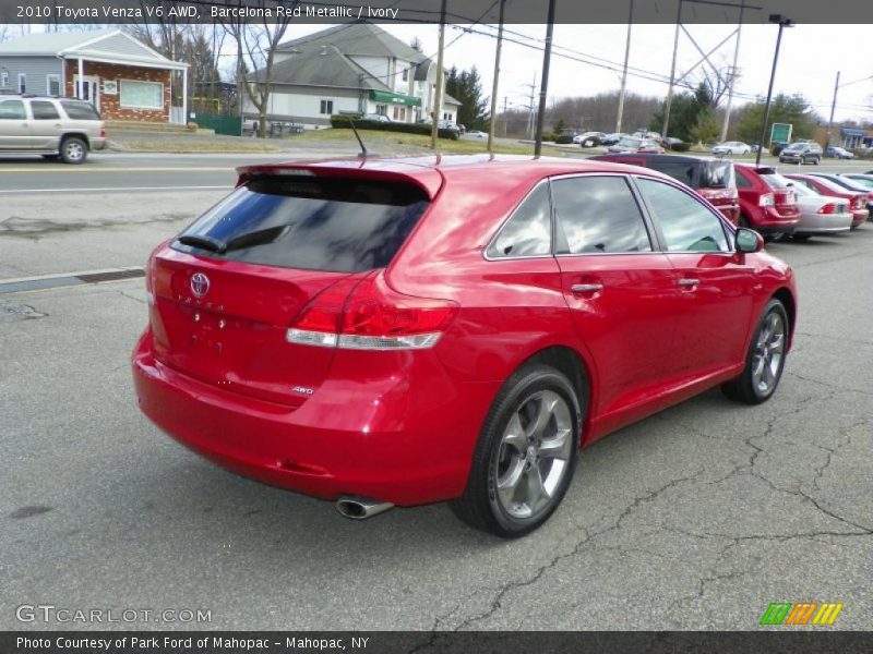 Barcelona Red Metallic / Ivory 2010 Toyota Venza V6 AWD