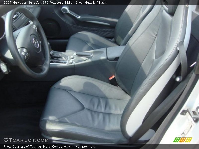  2007 SLK 350 Roadster Black Interior