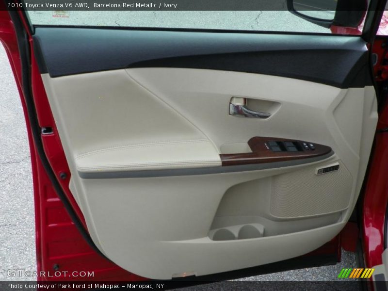 Barcelona Red Metallic / Ivory 2010 Toyota Venza V6 AWD