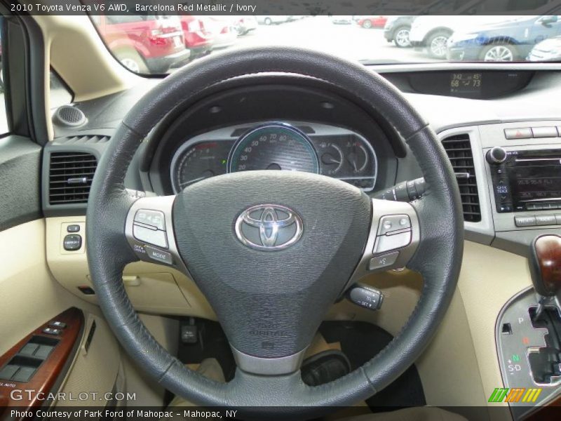 Barcelona Red Metallic / Ivory 2010 Toyota Venza V6 AWD