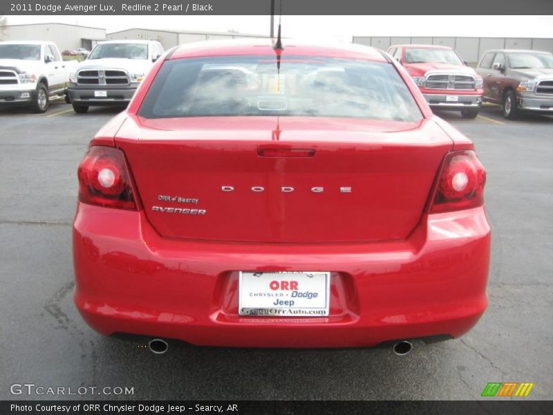 Redline 2 Pearl / Black 2011 Dodge Avenger Lux