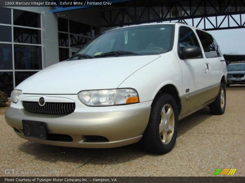 Oxford White / Portland Grey 1999 Mercury Villager Estate