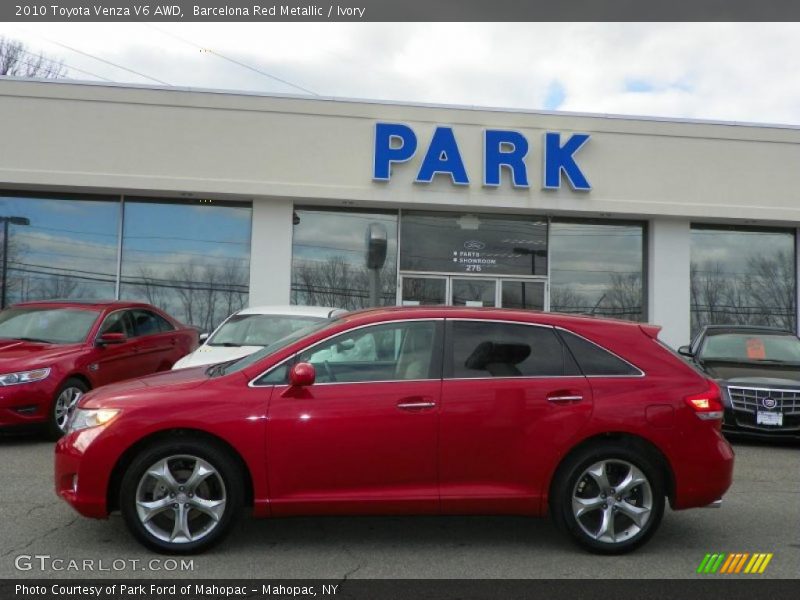 Barcelona Red Metallic / Ivory 2010 Toyota Venza V6 AWD