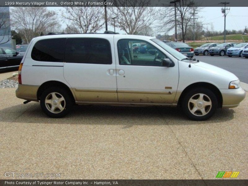 Oxford White / Portland Grey 1999 Mercury Villager Estate