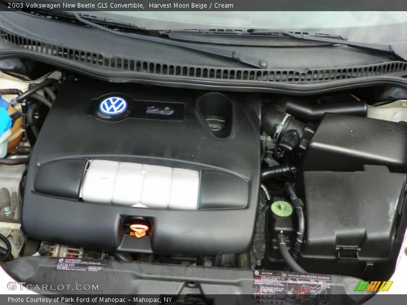  2003 New Beetle GLS Convertible Engine - 2.0 Liter SOHC 8-Valve 4 Cylinder