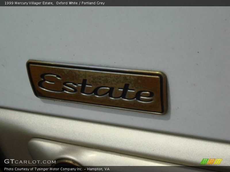 Oxford White / Portland Grey 1999 Mercury Villager Estate