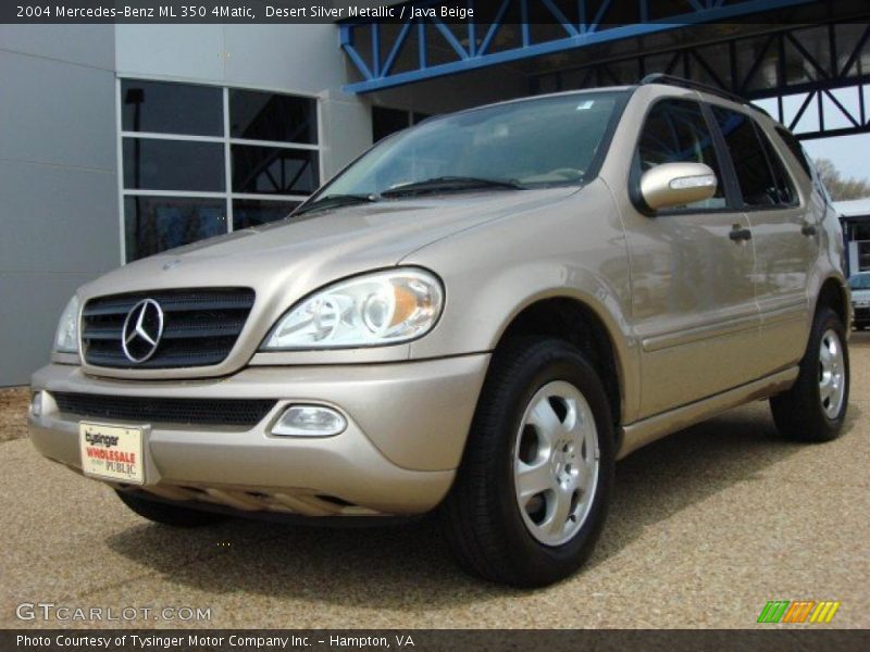 Desert Silver Metallic / Java Beige 2004 Mercedes-Benz ML 350 4Matic