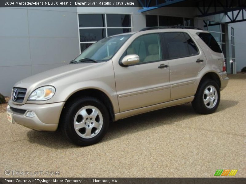 Desert Silver Metallic / Java Beige 2004 Mercedes-Benz ML 350 4Matic