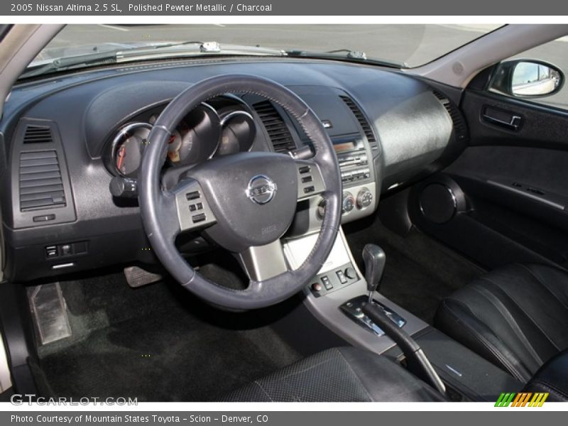 Polished Pewter Metallic / Charcoal 2005 Nissan Altima 2.5 SL