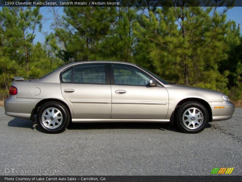 Sandrift Metallic / Medium Neutral 1999 Chevrolet Malibu Sedan